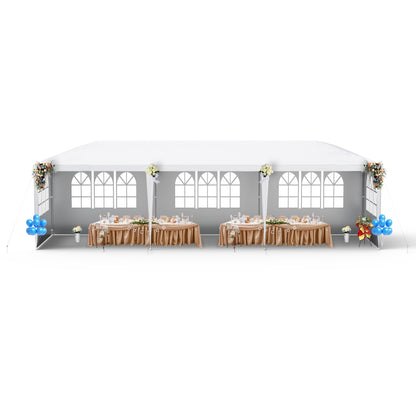 Garden Gazebo, Party Tent with 4 Removable Side Panels, Sun And UV Protection, Suitable for Outdoor Parties, Weddings, Garden Parties, Picnics, 3X3 Meters