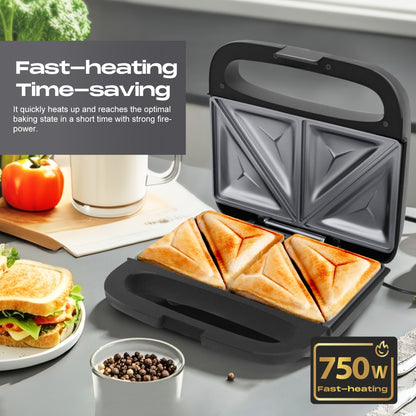 SUPERLEX Sandwich Maker 750W 4 Slice Toastie Toaster with Cool Touch Handle And Non-Stick Plates with Automatic Temperature Control for Perfect Panini Press And Grilled Cheese
