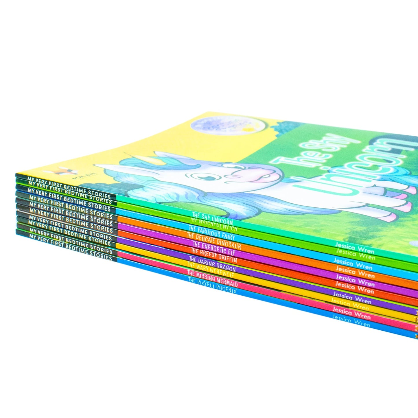 My Very First Bedtime Stories 10 books collection (Missing Mermaid, Playful Phoenix, Shy Unicorn, Watchful Witch, Fabulous Fairy, Deucate Dinosaur, Energetic Elf, Greedy Griffin, Daring Dragon, Wary Werewolf), for Halloween
