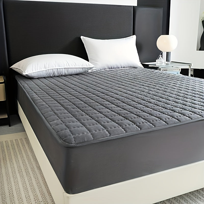 1pc Waterproof Mattress Protector Fitted Sheet, Made from High-Quality Materials, Soft, Breathable, And Comfortable. Ideal for RV Additions And Bedding, Suitable for Bedrooms, Guest Rooms, Or Rvs. Usable in All Seasons