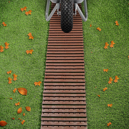 Taylor & Brown 1.39m Instant Garden Roll Out Path Track | Temporary Path for Non-Slip Working Even In Worst Conditions | Grass Protection Mat Lawn Protector (16pcs)