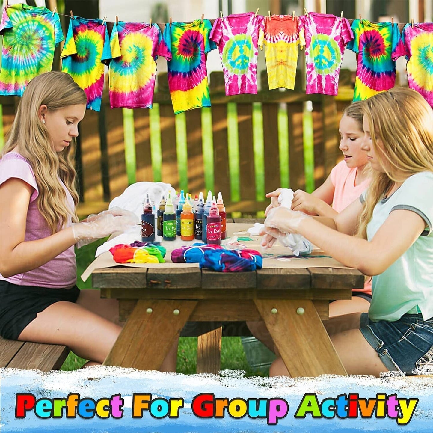 Tie Dye Kit Professional Creations Colours Tulip Ink Adults Kid Box Craft Set