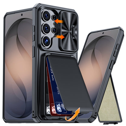 Phone Case - for Galaxy S26 Ultra Wallet Case with Lanyard Card Slot Camera Cover Shock Resistant Durable PC Material for 17.53cm 2026 Model