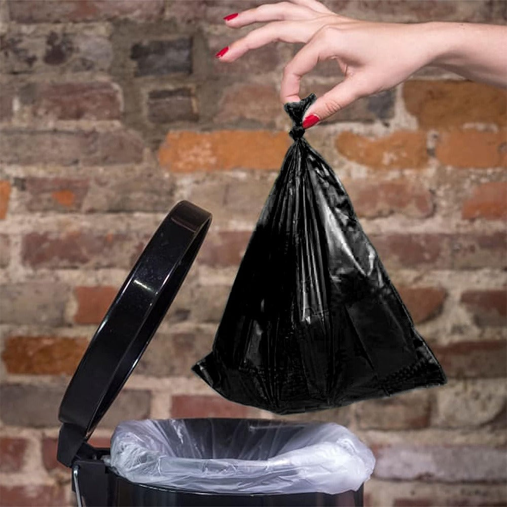 Dog Poop Bags 1200 Bags 60 Rolls with Dispenser – Leak-Proof Thickened Pet Waste Bags, Easy-Open, Black, 30x22cm