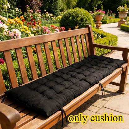 1 PC Long and Thick Cushion Seat in Black, suitable for garden, courtyard, lounge chairs, 160*50*8cm