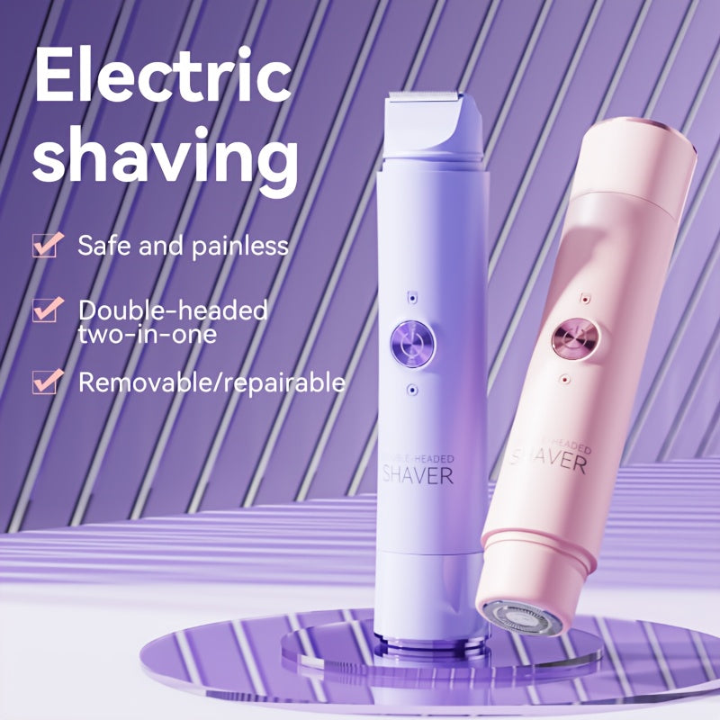 Rechargeable Double-Head Body Shaver – Three Colours