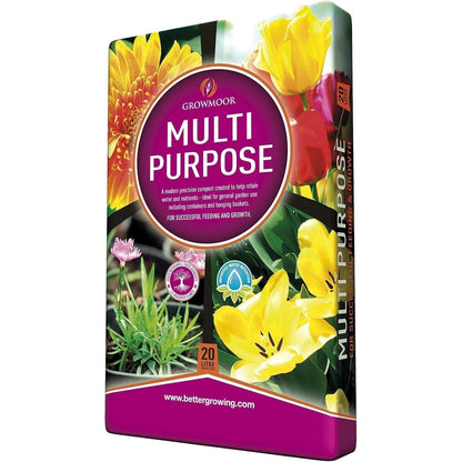 Pelle & Sol 10/20/40/50/60 Ltr Multi Purpose Compost - Compost for Outdoor Plants & Soil for Plants Indoors - Potting Soil for Pots Plants Outdoor - All Purpose Nutrient Rich Fertiliser, Houseplant Potting Mix