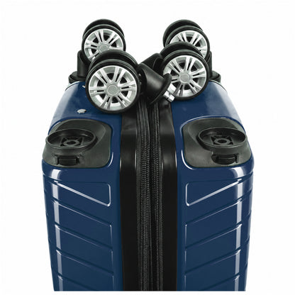 Direct Luggage Underseat Cabin Case 40 x 25 x 20 cm RyanAir Approved Size with Combination Lock and Detachable 360° Wheels T-HC-US-1627