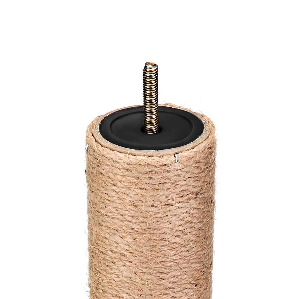 Cat Scratching Post 89 Cm Vertical Cat Tree For Pet Cats Climbing Frame With Soft Plush Carpet-Covered Base And Sisal Pole For Pet Cats