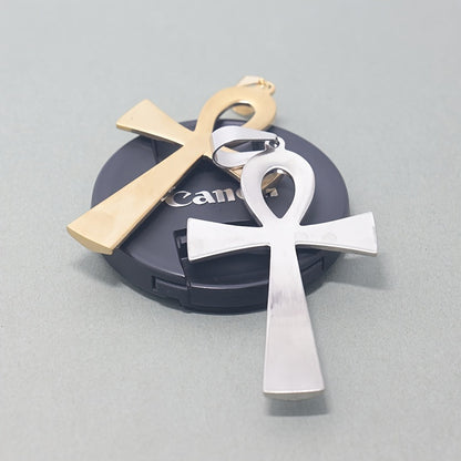 304L Stainless Steel Ankh Necklace Pendant
