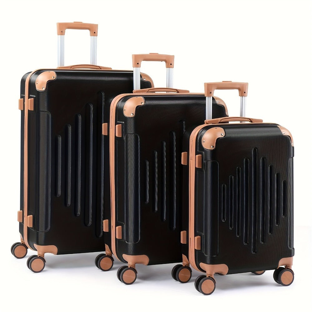Hard Shell Luggage Set 3 4 5 Piece ABS Suitcase Set with 360° Spinner Wheels Expandable Lightweight Hardside 12 16 20 24 28 Inch 7 Colour Combinations UK