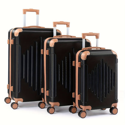 Hard Shell Luggage Set 3 4 5 Piece ABS Suitcase Set with 360° Spinner Wheels Expandable Lightweight Hardside 12 16 20 24 28 Inch 7 Colour Combinations UK