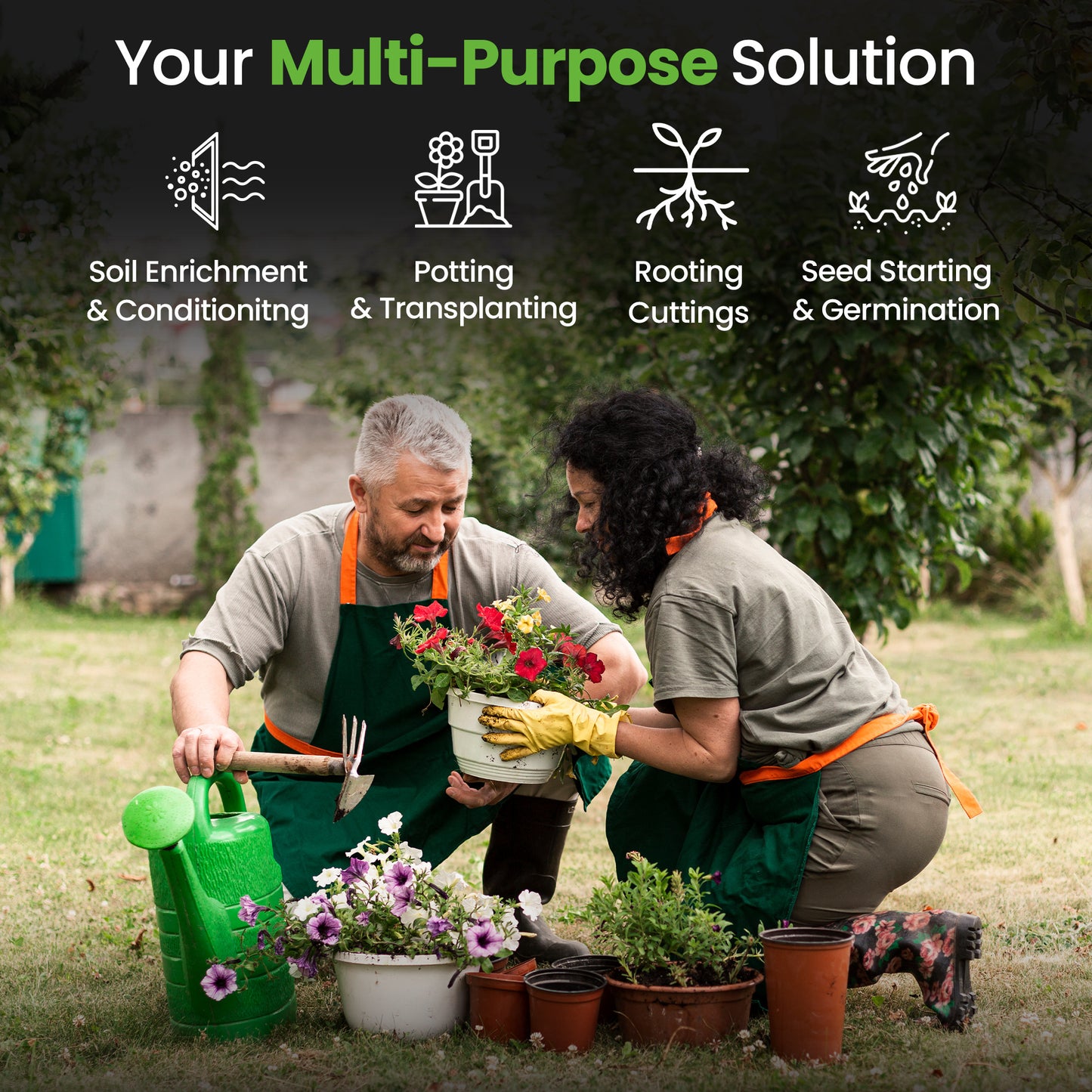 Hardys Multi Purpose Compost - Potting & Seed Compost for Outdoor Plants | All Purpose Indoor Plants Potting | Nutrient Rich Fertiliser for Garden, Pots, Planter Beds