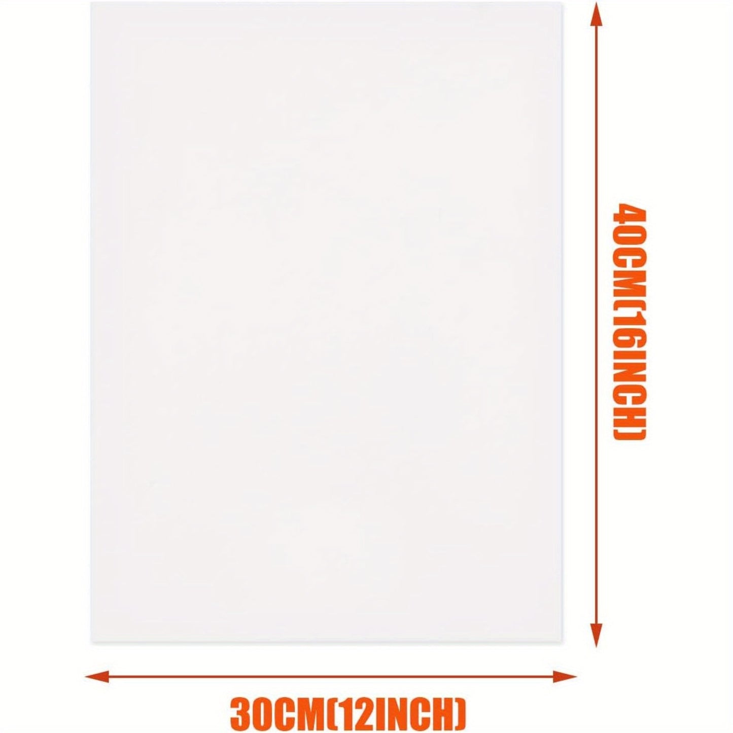 6pcs Blank Canvas A3 30X40cm Artist Canvas Panels Board 100% Blank Canvases for Acrylic Painting Canvas Board for Artists Oil Paint Wet Water Art Media