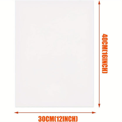 6pcs Blank Canvas A3 30X40cm Artist Canvas Panels Board 100% Blank Canvases for Acrylic Painting Canvas Board for Artists Oil Paint Wet Water Art Media