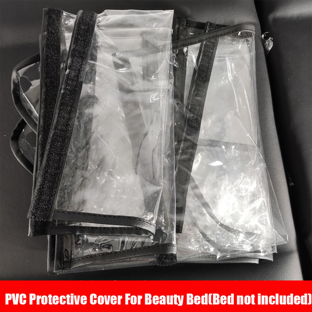 Premium Plastic Clear PVC Protective Massage Tables Cover For Beauty Spa Bed Uk