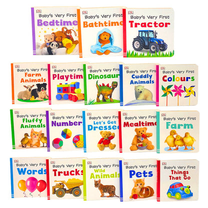Baby'S Very First Library 18 Board Books Box Set To Help Little Ones Learn