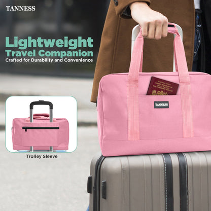 Tanness Ryanair 40x20x25 Cabin Bags with Adjustable Shoulder Strap | 40x20x25 Cabin Bag Holdall Bag, Travel Bag, Under Seat Cabin Bag | Hand Luggage Bag Carry On Bag | Cabin Suitcase Bags