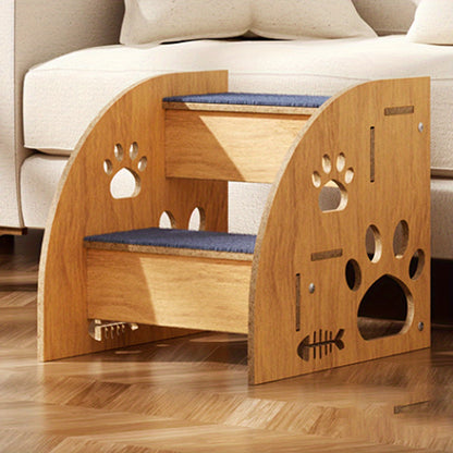 Dog stairs for small dogs, two or three step dog stairs for bed or sofa, wooden pet stairs for small pets, suitable for puppies, old cats and small animals