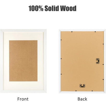 3 Pack A3 Photo Frame 29.7 x 42cm Black/White Picture Frame Wall & Tabletop Frames, Portrait or Landscape Display for Posters, Prints & Certificates