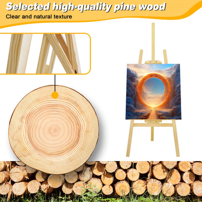 A Wedding Display Easel That Features an Adjustable A-Frame Design, Measuring 150 Cm. It Is Versatile for Different Environments And Perfect for Showcasing Wedding Posters, Welcome Signs