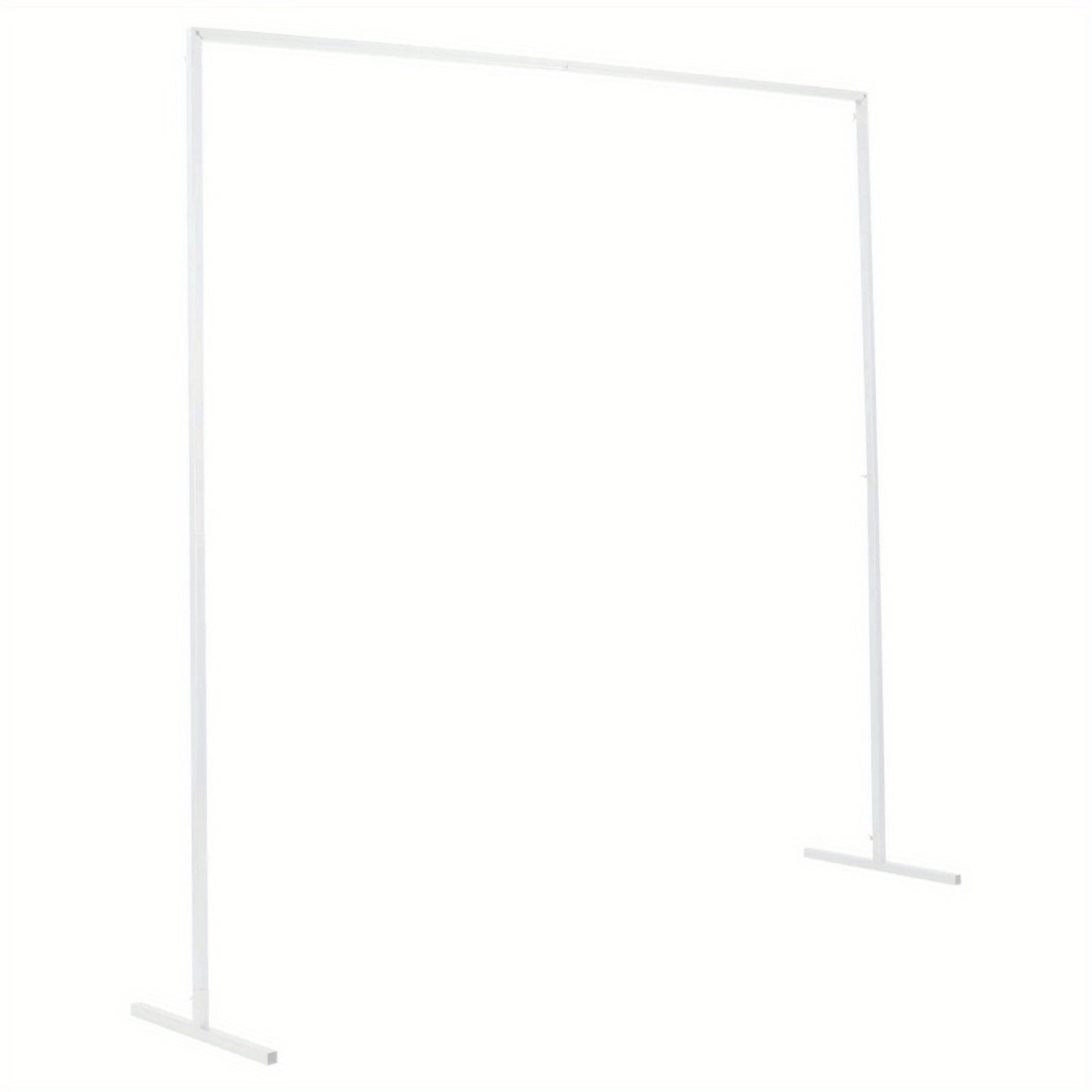 Rectangle Wedding Arch Stand 2x2M Iron Rectangle Backdrop Stand Metal Garden Arch Arbour Climbing Plants Roses for Wedding Ceremony Party Decoration