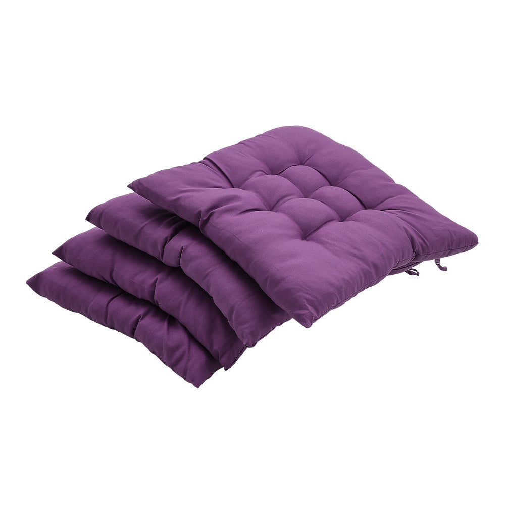4pcs Solid-Color Office Cushion Supports The Cushion to Relieve The Discomfort of Prolonged Sitting