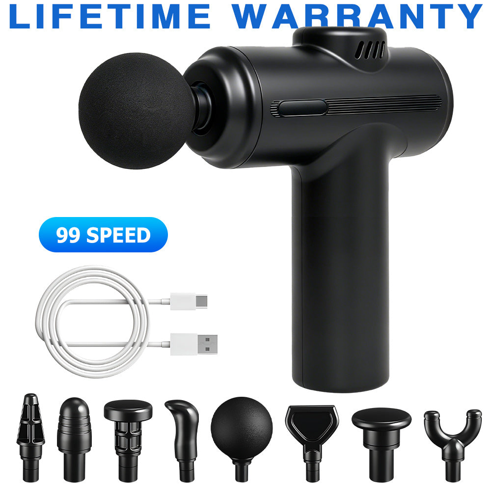 Mini Portable Muscle Relaxation Neck Massager, Fascia Gun, Mini Portable Muscle Relaxation Neck Massager with Lithium Battery, USB Charged, Neck Massager, Professional-Grade Fascial Gun for Whole Body Massage, USB Charged, Massage Device, Compact Design,