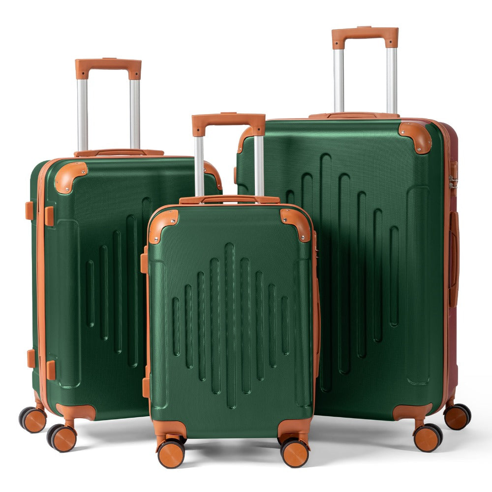 Hard Shell Luggage Set 3 4 5 Piece ABS Suitcase Set with 360° Spinner Wheels Expandable Lightweight Hardside 12 16 20 24 28 Inch 7 Colour Combinations UK