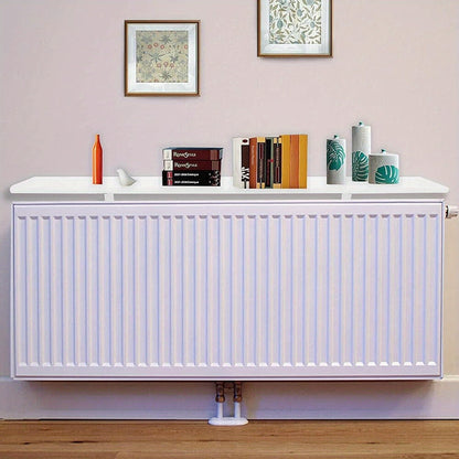 Radiator Shelf 60cm MDF Wooden Floating Shelf Cover Modern Cabinet Top for Offices Living Rooms Kitchens Radiator