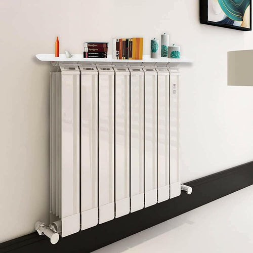 Radiator Shelf 60cm MDF Wooden Floating Shelf Cover Modern Cabinet Top for Offices Living Rooms Kitchens Radiator