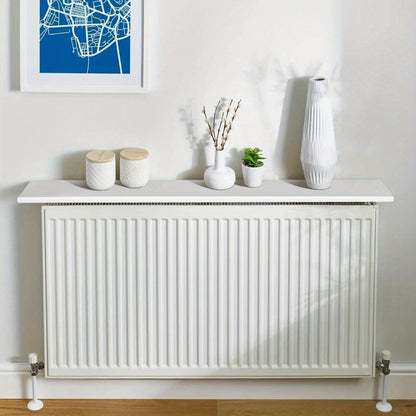 Radiator Shelf 60cm MDF Wooden Floating Shelf Cover Modern Cabinet Top for Offices Living Rooms Kitchens Radiator