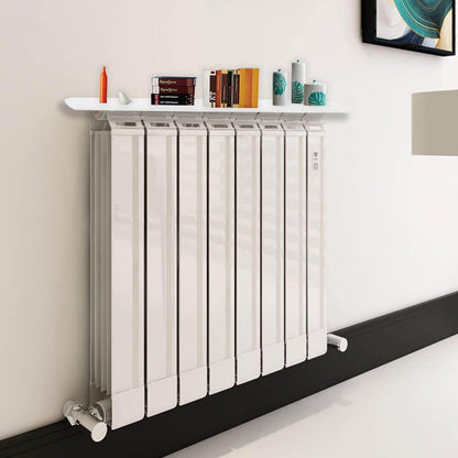 Radiator Shelf 60cm MDF Wooden Floating Shelf Cover Modern Cabinet Top for Offices Living Rooms Kitchens Radiator