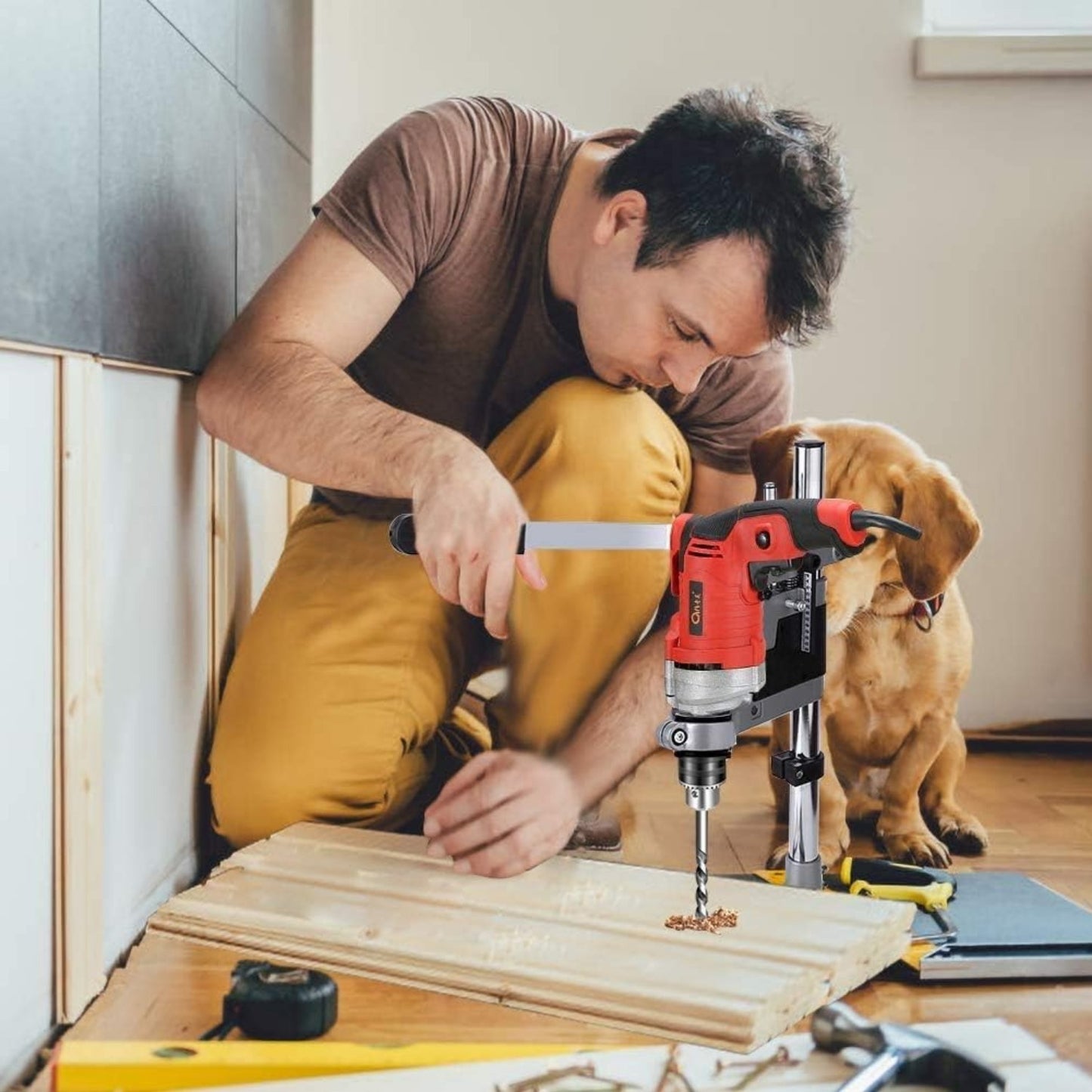 Multifunctional Electric Drill Holder with Clamp for Drilling Press Bench Bench with Base 38 And 43 Mm
