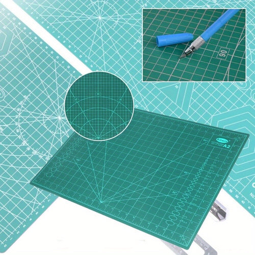A2 Cutting Mat Non Slip And Self Healing Craft Quilting Printed Grid Lines Board