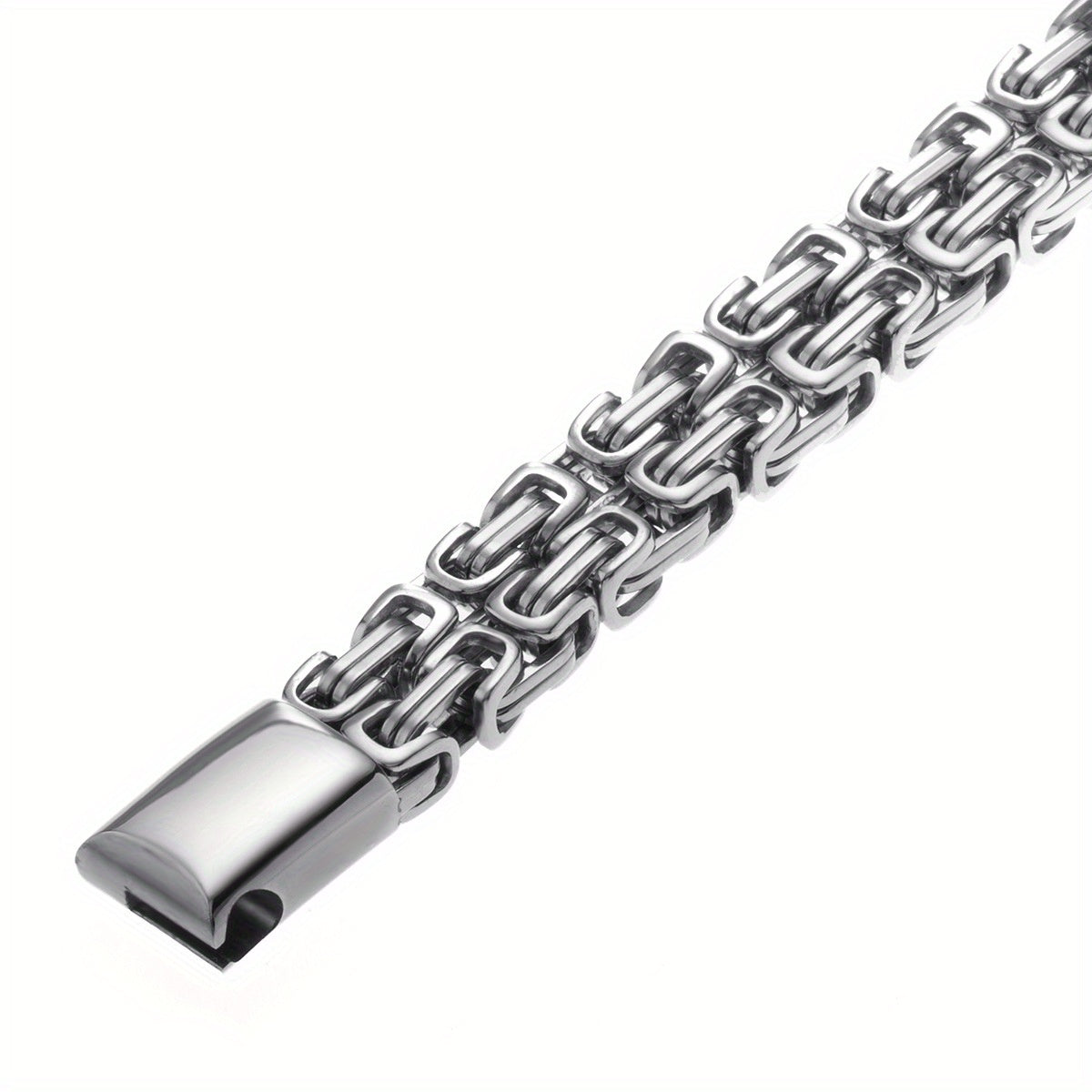 Width 10mm 316L Stainless Steel Emperor Chain Bracelet Fashion Hip Hop Men's Bracelet & Bangles Party Accessories