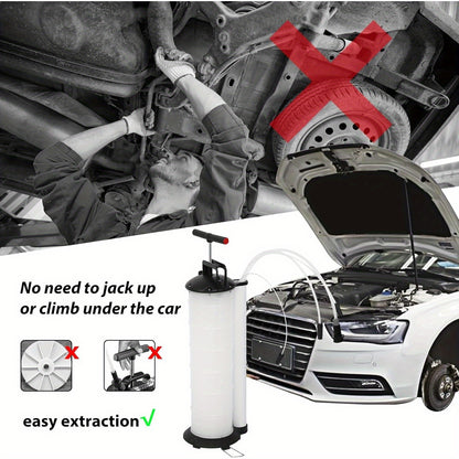 7L Manual Vacuum Oil Fluid Extractor Pump Petrol Fuel Transfer for Cars Motorbikes Marine Engines