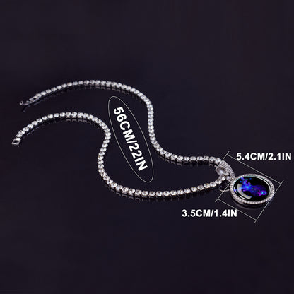 1pc 12 Constellations Zodiac Signs Necklaces Aries Scorpio Leo Virgo Pisces Capricorn Glass Dome Rhinestones Pendant Chains Necklace for Men and Women Astrology Fashion Jewelry Birthday Gift