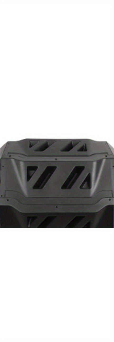 Tumbling Compost Bin 160L Dual Chamber Rotating Composter – Aerating Compost Tumbler for Fast Fertile Soil | Garden Waste Recycling Bin | Black | UK Garden & Allotment