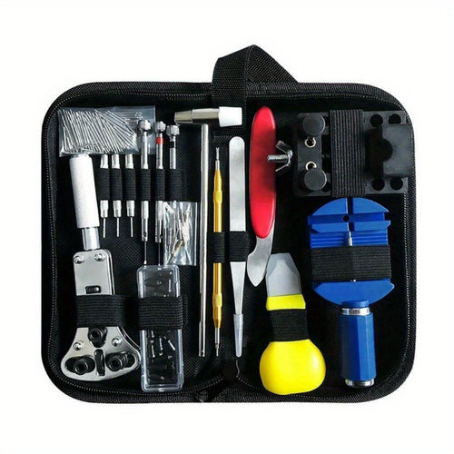 147pcs/Set Watch Clock Watch Link Pin Dissolving Opener Housing Repair Tool Kit Set Opener Link Spring Bar Remover