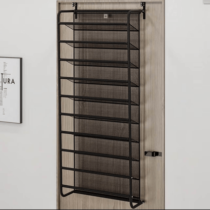 The Shoemaker Has 10 Levels on The Door, And The Organizer of Hanging Shoes Is Used to Store The Shoe Cabinet, Storage Room And Floating Wall Frame