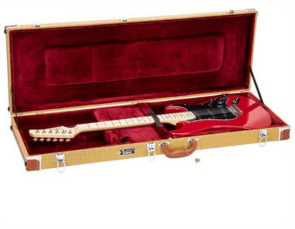 High Grade Electric Guitar Square Hard Case For GST GTL 170 SG And Burning Fire Style Flat