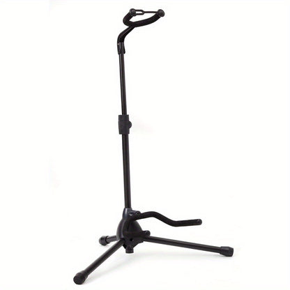 Hola! Music Guitar Stand - Height Adjustable, Collapsible with Padded Neck & Yoke - Pack of 1 Tripod