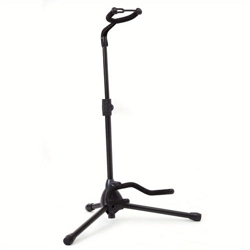 Hola! Music Guitar Stand - Height Adjustable, Collapsible with Padded Neck & Yoke - Pack of 1 Tripod