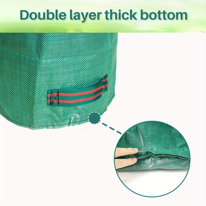 500-Litre/272-Litre Garden Waste Bags, Heavy-Duty Garden Bags, Reusable Garden Bags with Handles, Ideal for Collecting Garden Waste, Plant Cuttings, Grass Clippings And Fallen Leaves