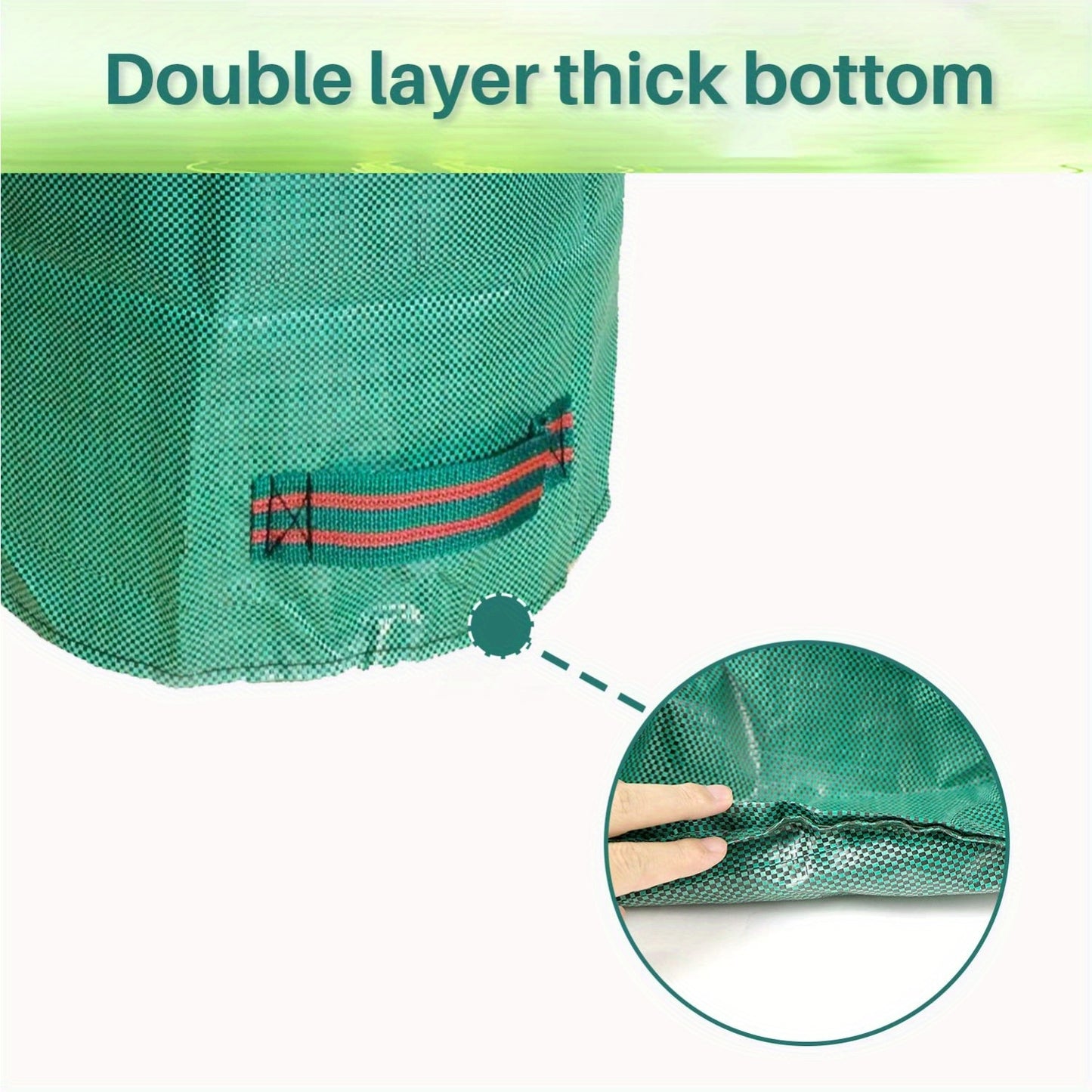 500-Litre/272-Litre Garden Waste Bags, Heavy-Duty Garden Bags, Reusable Garden Bags with Handles, Ideal for Collecting Garden Waste, Plant Cuttings, Grass Clippings And Fallen Leaves