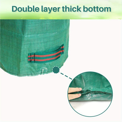 500-Litre/272-Litre Garden Waste Bags, Heavy-Duty Garden Bags, Reusable Garden Bags with Handles, Ideal for Collecting Garden Waste, Plant Cuttings, Grass Clippings And Fallen Leaves