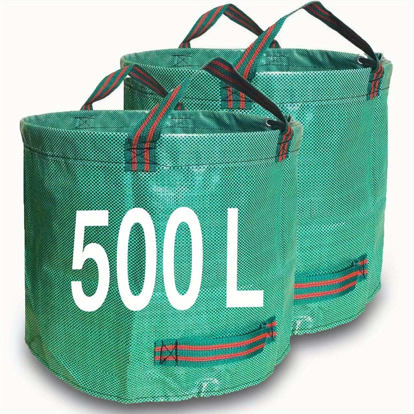 500-Litre/272-Litre Garden Waste Bags, Heavy-Duty Garden Bags, Reusable Garden Bags with Handles, Ideal for Collecting Garden Waste, Plant Cuttings, Grass Clippings And Fallen Leaves