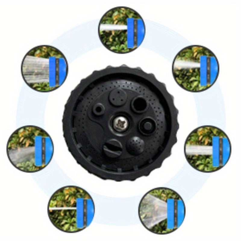 100ft Expandable Garden Hose Pipe, Flexible Expanding Magic Hose with 3/ 4", 1/ 2" Fittings, Garden Hose with 7 Function Spray Nozzle