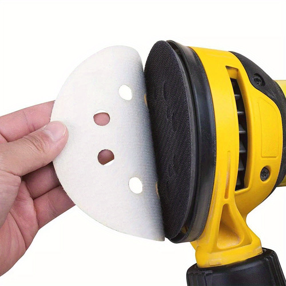 100pcs 125mm- 5" Sanding Discs 40 60 80 120 240 Mixed Grit Orbital Sander 8 Holes